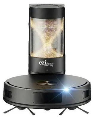 Produktbild von EZICLEAN CyberFlow MAX Saug- und Wischroboter – GYROSMART-fähig mit Entleerungsstation – 10.000 Pa – 2 l – 80 Min. – Schwarz