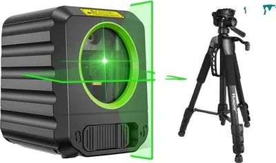 Zdjęcie produktu dla Poziomica laserowa, samopoziomująca, zielona wiązka o wysokiej widoczności, B011G-TPD14A