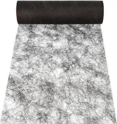 Produktbild von 8 Rollen Dekoband "Sizoflor" 25 m x 30 cm schwarz
