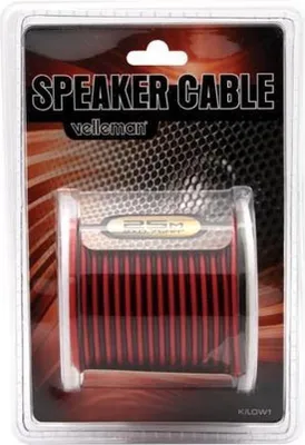 Image de Cable Haut-parleur - Rouge/noir - 2 X 0.50 Mm² - 100 M