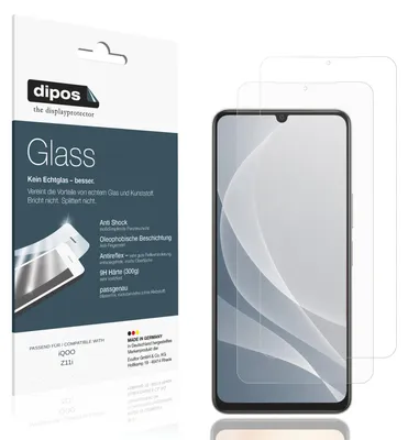 Image de 2x Protection ecrán pour iQOO Z11i mat Verre souple Film Protecteur 9H dipos