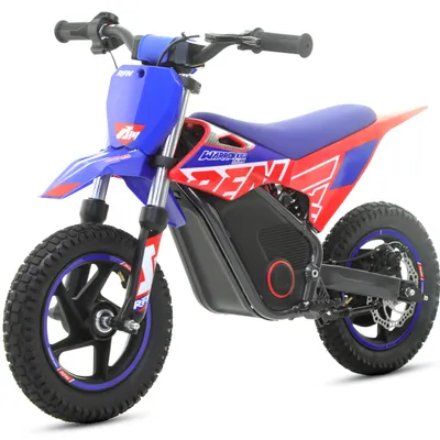 Produktbild von RFN 12-Zoll Elektro-Cross-Motorrad für Kinder, 250 W Motor, 36 V/5,2 Ah Akku, 3 Geschwindigkeiten, 18 km Reichweite, IPX5 wasserdicht, mechanische Bre