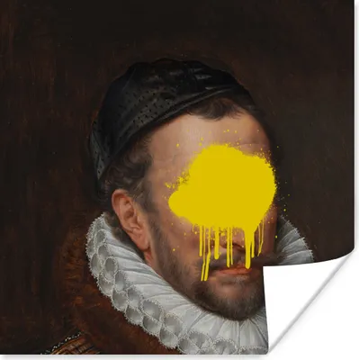 Produktbild von MuchoWow® Poster Wilhelm von Oranien - Kunst - Gemälde 75x75 cm - Wand Dekoration