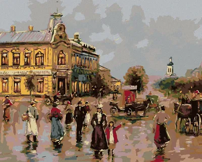 Produktbild von Zuty - Malen nach Zahlen - LANDPLATZ, 40x50 cm, ohne Keilrahmen