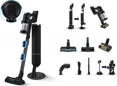 Immagine prodotto di Samsung VS28C9784QK Aspirapolvere Senza Filo Bespoke Jet AI Complete Extra 280W Nero