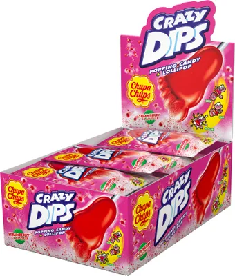 Produktbild von Chupa Chups Crazy Dips Strawberry 14g