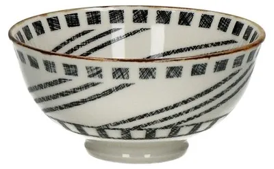 Imagen del producto de Tazón para el desayuno Pomax Alto, de porcelana, color y blanco, diámetro de 12 cm y altura de 6 cm