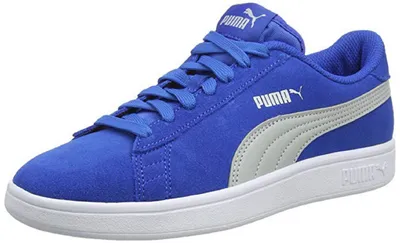 Produktbild von PUMA Smash V2 Jr, Uni, Kind, Modische Sneakers, Blau, Einfarbig, Schnürverschluss