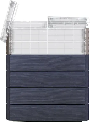 Produktbild von Garantia Ergo Quadro TurboPlus Hochbeet M 85 inkl. Wachstumsmodul, Farbe wood
