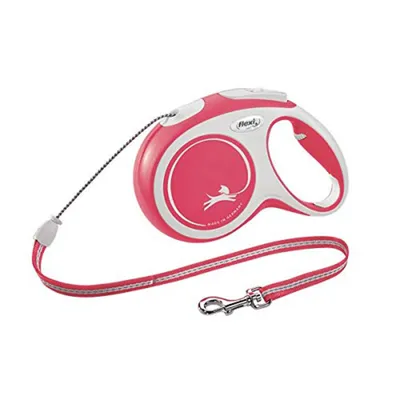 Produktbild von Flexi New Comfort M Cord 5 m, Hund, Rückziehbare Leine, Rot, Kabel/Schnur, 20 kg, Einfarbig