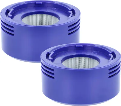 Produktbild von vhbw 2x Staubsaugerfilter kompatibel mit Dyson SV03, DC74, SV04, DC62, SV05, DC61, DC59 Motorhead, SV06 Staubsauger - HEPA-Nachmotor-Filter Weiß Lila
