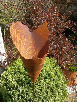 Immagine prodotto di Sacchetto per piante in acciaio inox su bastone - grande