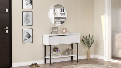 Zdjęcie produktu dla Skye Decor, On12-W, kredens, 100 % PŁYTA POWLEKANA MELAMINĄ, biały, 100 x 29,5 x 76 cm