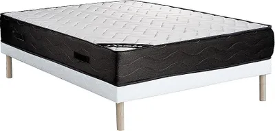 Produktbild von Set 160 x 200 cm Universalrahmen + Matratze mit 7-Zonen-Taschenfedern und Formgedächtnis - Marke MERISI by YSMÉE