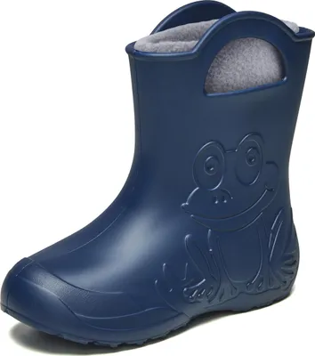 Produktbild von Ladeheid Eva Kinder Gummistiefel Regenschuhe gefüttert (Marineblau, 30/31) LA-CA-04