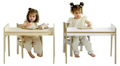Productafbeelding van Kinderbureau van Hout, Schrijf- en Tekentafel