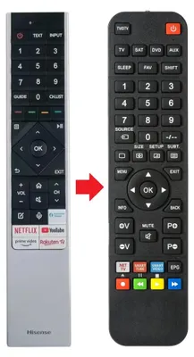Produktbild von Fernbedienung passend für HISENSE 65U8KQ | 65U8QF | 65UXKQ