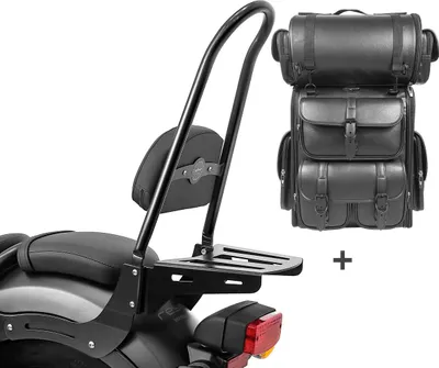 Produktbild von Sissybar CSXL + Hecktasche LX für Honda Rebel 500 17-25 mit Gepäckträg