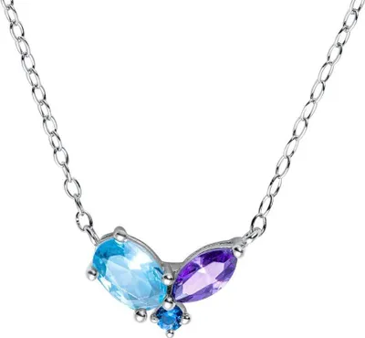 Produktbild von Florale Halskette für Damen von JEWLIX aus 925er Silber