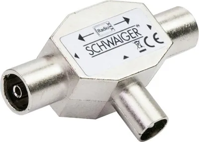 Produktbild von Schwaiger ASV43S 531, Kabelsplitter, Silber, Metall, 1 Stück(e)