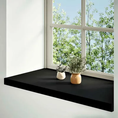 Obrázek produktu pro vidaXL Parapety 2 ks. Tmavě hnědý 70x40x2 cm dubový masiv