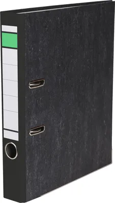 Obrázek produktu pro Ordner DIN A4 50mm Recycling Pappe schwarz