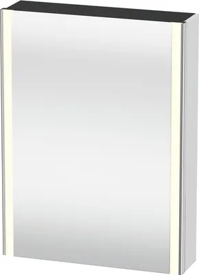 Image de Duravit XSquare armoire de toilette avec éclairage LED, 1 porte, charnières à droite, 600x800x155mm, XS7111R84840000