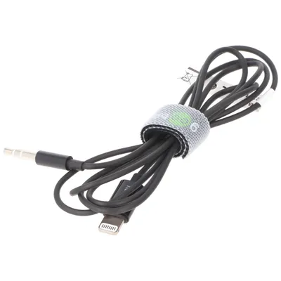 Obrázok produktu pre Adaptérový kábel MFi, konektor Lightning - 3,5 mm stereo jack konektor, 1 m čierny