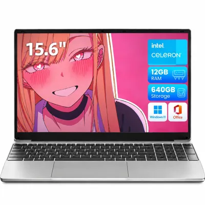 Produktbild von 15,6 Zoll Full HD Laptop Intel Celeron 5305U - 12GB RAM 512 GB SSD - Windows 11