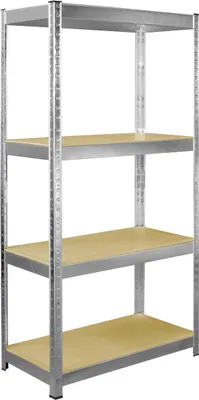 Produktbild von Kovové regály Pivničné regály Domové regály Kancelárske regály Zásuvné regály Regály pre veľké zaťaženie 1500x750x300-4/175kg Pozinkované