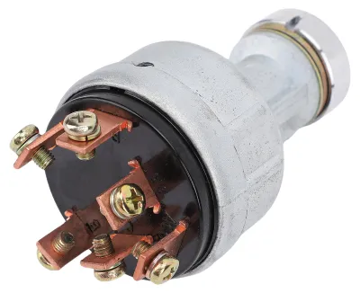 Image de Contacteur d'allumage avec position de démarrage « IGN » (moteur coupé) – Pièce de rechange pour Komatsu PC200-8, PC210-10, PC360LC-11 et HB215LC-3
