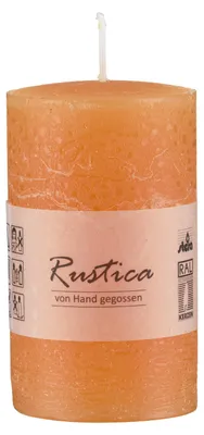 Produktbild von durchgefärbte Rustic Kerzen Orange 150 x Ø 70 mm, 1 Stück