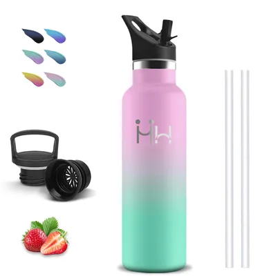 Isolierflasche 0,5 L Edelstahl BPA-frei auslaufsicher