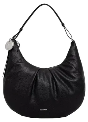 Produktbild von Calvin Klein ENGRAVED HW MEDIUM SHOULDER BAG Damen Tasche Schwarz : Größe - UNICA Größe: UNICA