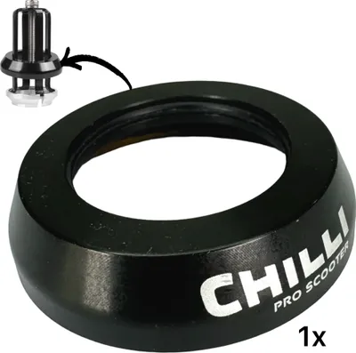 Produktbild von Chilli Pro Stunt-Scooter Full Intergrated Steuersatz Spider Ersatz CAP Schwarz