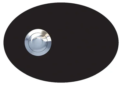 Produktbild von Türklingel Ellipse in Schwarz