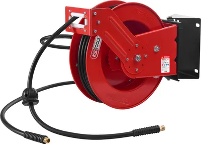 Zdjęcie produktu dla KS-Tools 515.3425 Zwijacz węża sprężonego powietrza Ø10 mm, przyłącze 3/8", 20 m