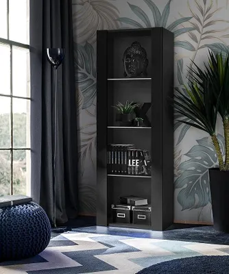 Produktbild von Vitrine Tivoli Schwarz/Schwarz 55x159x35 cm
