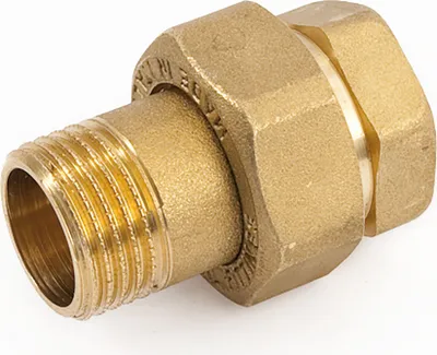 Immagine prodotto di Raccordo 1" femmina/maschio in ottone Dimensioni: 1 pollice