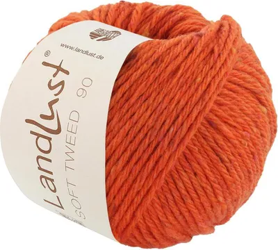 Produktbild von Lana Grossa - Landlust Soft Tweed 90 0024 orange meliert