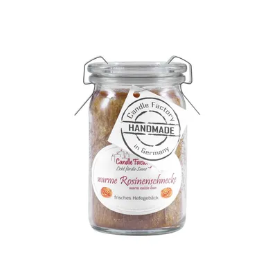 Produktbild von Warme Rosinenschnecke - Baby Jumbo Windlicht im Weckglas von Candle Factory