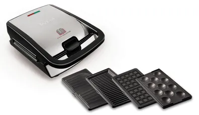 Immagine prodotto di Tefal SW854D Tefal SW 854 D Snack Collection Waffel-/Sandwichtoaster