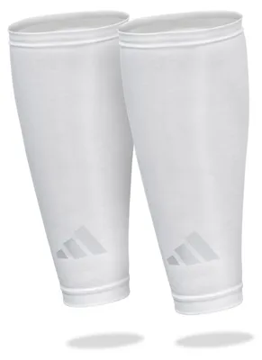 Produktbild von Adidas Climacool Compression Calf Sleeves - White - S/M