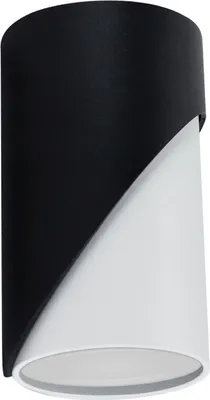 Immagine prodotto di Faretto da soffitto in metallo largo 5,8 cm montato in superficie nero bianco GU10 lampada spot rotonda da soffitto