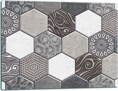 Produktbild von Glasschneidebrett Herdabdeckplatte Glaskeramikkochfeld Universal 52x40 cm Muster
