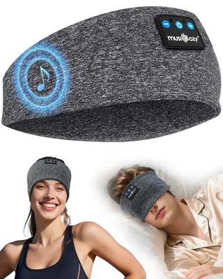 Obrázek produktu pro Sluchátka do uší pro spánek, Bluetooth, chladící, pro spánek na boku, šedá barva