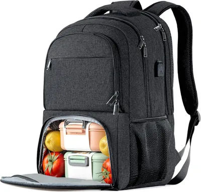 Obrázok produktu pre Veľký čierny školský batoh 17,3 palca Laptop USB Business Travel muži ženy Teenageri