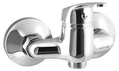 Produktbild von Aqualine 35 Wand-Armatur 3/4", Abstand 100mm, ohne Auslauf, Chrom