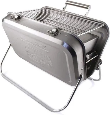 Image de Barbecue portable en acier inoxydable - Design VW T1