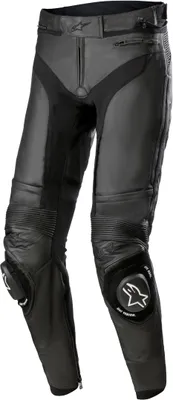 Image de Alpinestars Missile V3 pantalon de cuir de moto, noir, 56